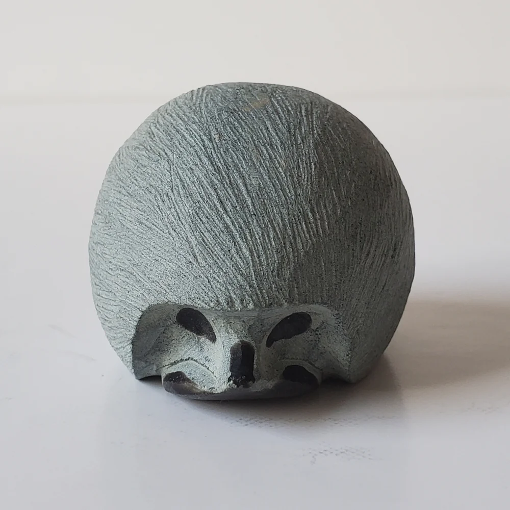 Carved Soapstone Hedgehog - Picture 3 of 9
